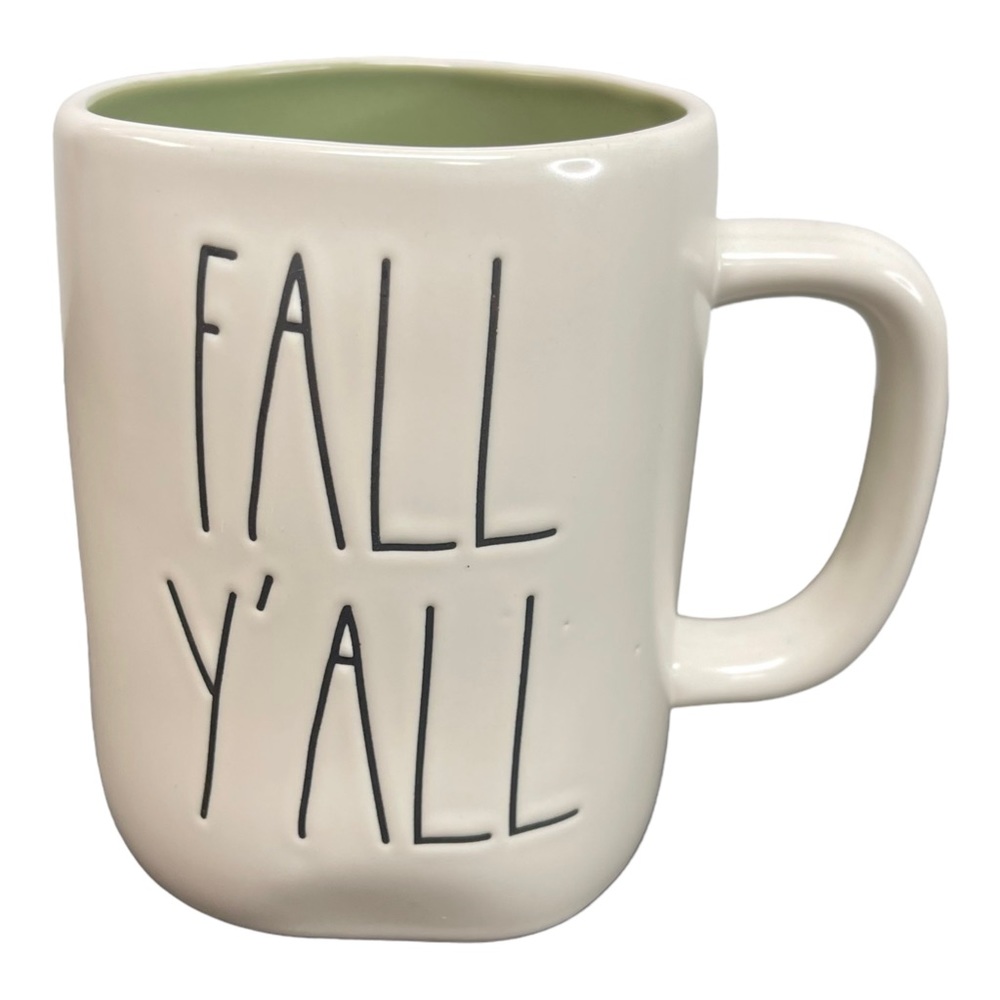 Rae Dunn Fall Ya’ll Mug w/ green interior - Picture 1 of 5